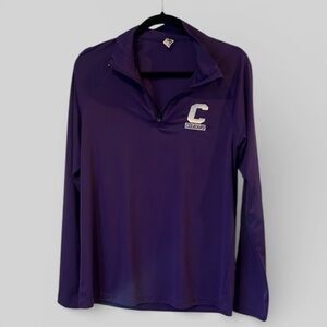 ALO  purple quarter zip activewear jacket ladies Small athleisure coach sports